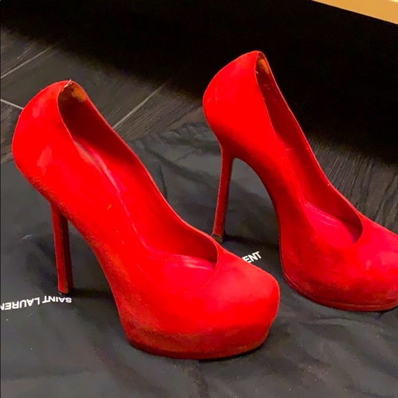 Yves Saint Laurent suede pump - Picture 10 of 10